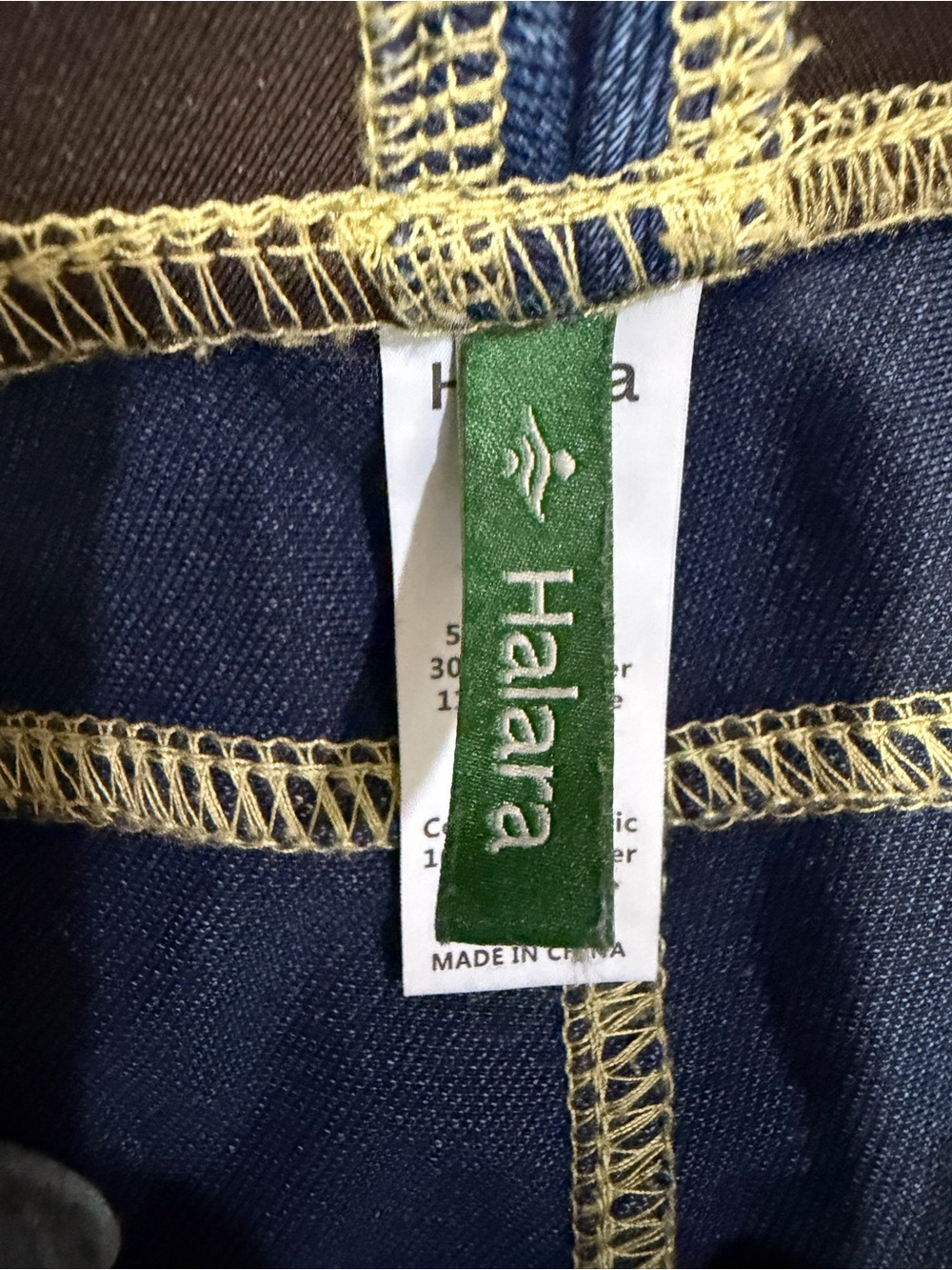 HALARA Wide-Leg Denim Pull On Stretch Comfy Jeans Size Small Petite - Picture 5 of 12